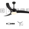 Ventilador 42" negro  Control Remoto  6 Velocidades