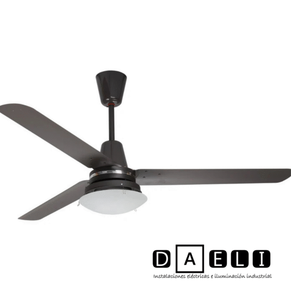 VENTILADOR (III) COPACABANA  CHOCOLATE (ACERO)